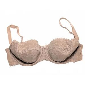 Petra 28E Molded Pink Wired Bra Panache EUC 9481